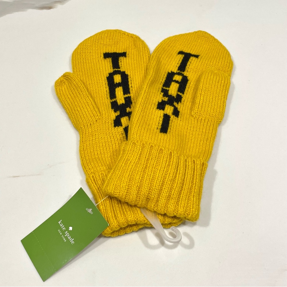 NEW Kate Spade Taxi Mitts